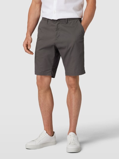 Tommy Hilfiger Chino-Shorts mit seitlichen Eingrifftaschen Modell 'HARLEM' Anthrazit 4