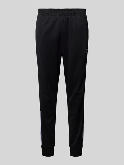 Black adidas jogging bottoms online