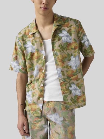 Levi's® Regular Fit Freizeithemd mit Allover-Print Beige 3