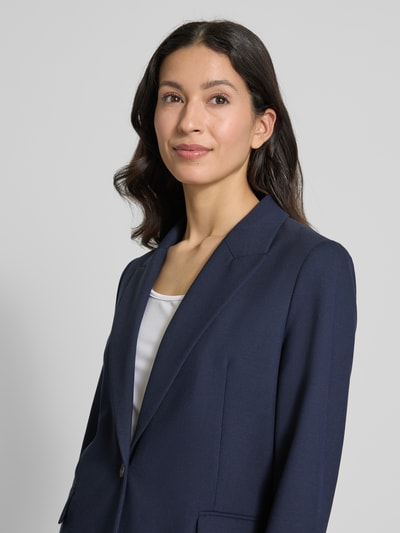 s.Oliver BLACK LABEL Blazer van viscosemix Marineblauw - 3