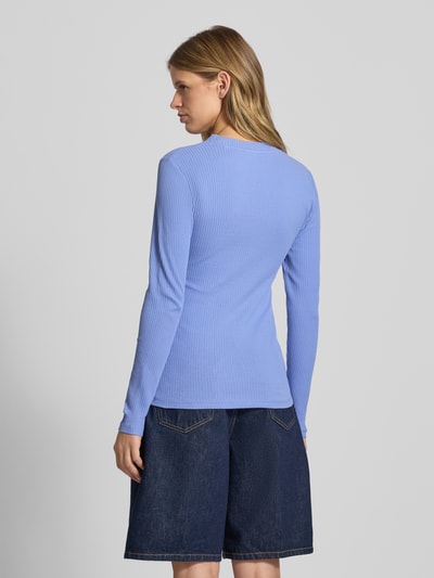 Marc O'Polo Denim Slim Fit Langarmshirt aus Baumwoll-Mix Bleu 5