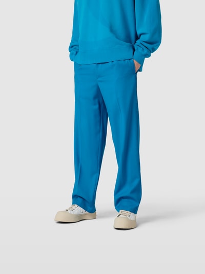 Bonsai Stoffhose mit Bügelfalten Blau 4