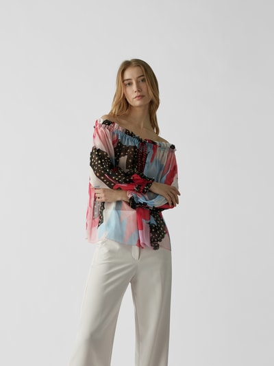 Philosophy di Lorenzo Ser Off-Shoulder-Top aus Seide MULTI STYLEBOP 4
