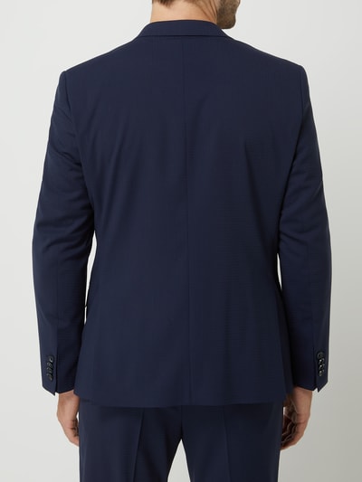 Roy Robson Slim fit pak met scheerwol, model 'Christoph'  Marineblauw - 8