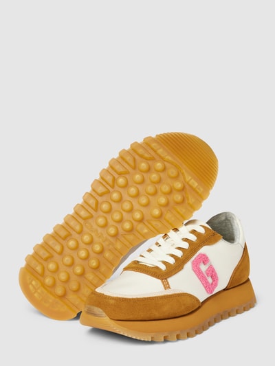Gant Sneaker aus Leder-Mix Modell 'Caffay' Beige 4