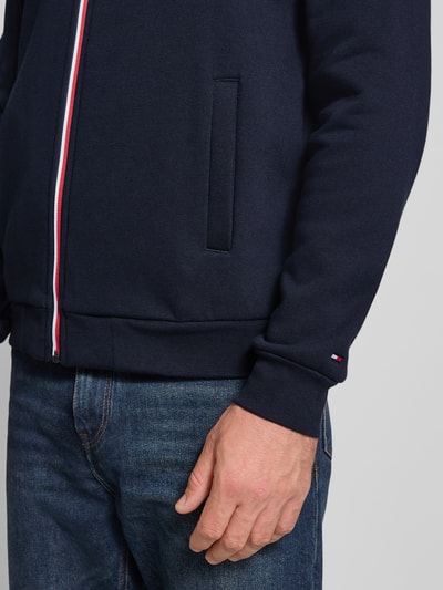 Tommy Hilfiger Regular fit sweatjack van katoenmix Marineblauw - 3