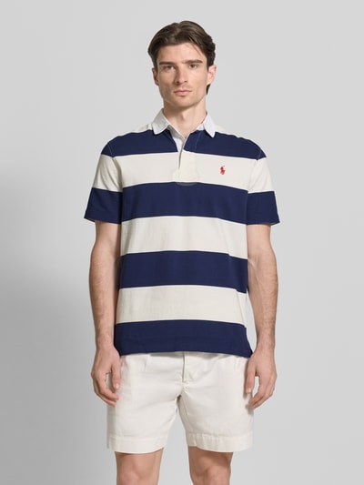 Polo Ralph Lauren Regular Fit Poloshirt aus reiner Baumwolle Modell 'SSRUGBYM13' Marine 4