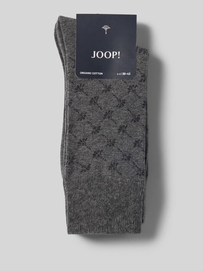 JOOP! Collection Socken mit elastischem Rippenbündchen im 2er-Pack Anthrazit 3