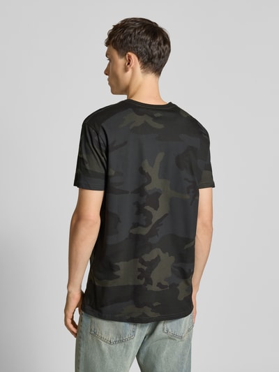 Alpha Industries T-Shirt mit Label-Print und Rundhalsausschnitt Black 5
