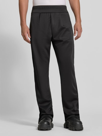 RHUDE High Waist Sweathose mit Bundfalten Black 4