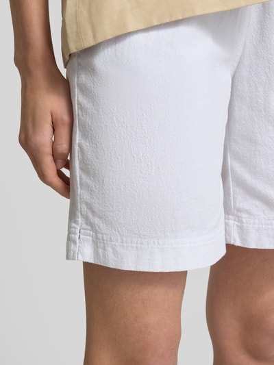 Soyaconcept Szorty o kroju relaxed fit z elastycznym pasem model ‘Cissie’ Biały 3