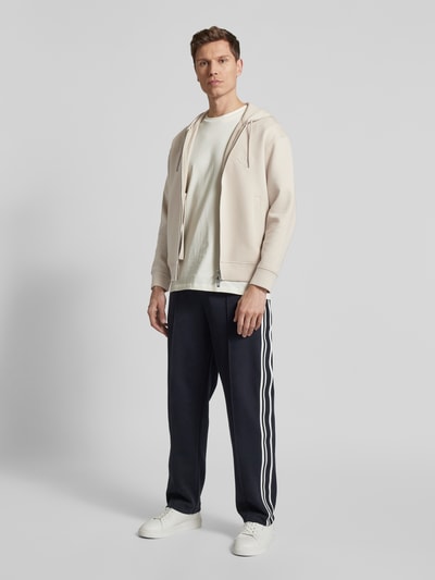 Emporio Armani Sweatjacke mit Zweiwege-Reißverschluss Offwhite 1