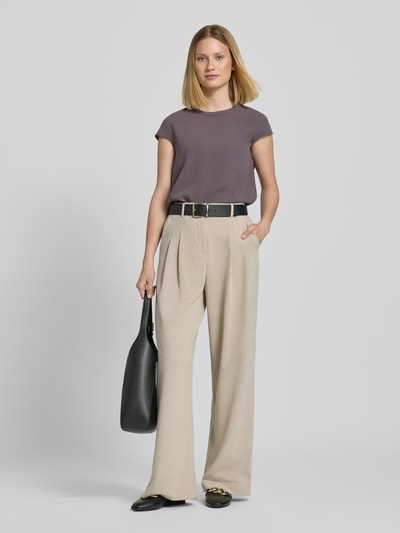 Windsor Slim Fit Blusenshirt mit Rundhalsausschnitt Purple 1