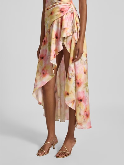 Bardot Abendkleid mit Herz-Ausschnitt Modell 'SORELLA' GELB 3