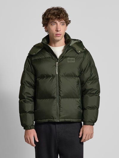Tommy Jeans Regular fit donsjack, model 'ALASKA' Olijfgroen - 4