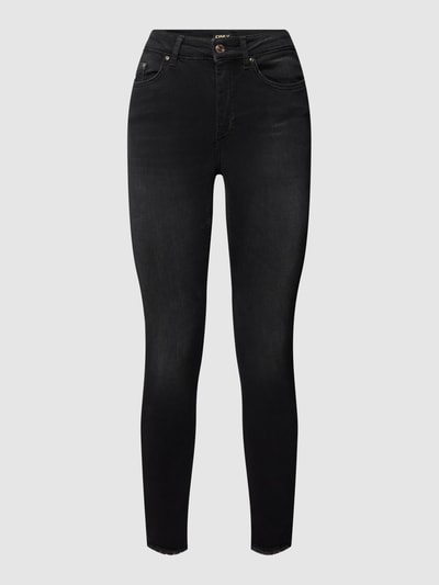 Only Jeans met labeldetails, model 'BLUSH' Zwart - 2