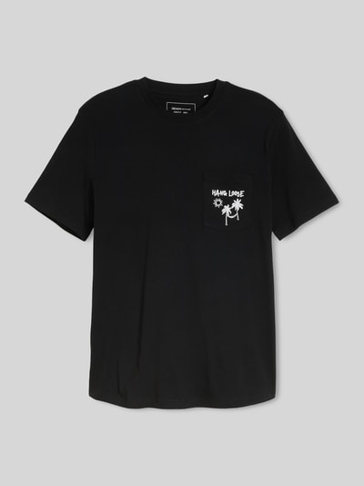 Tom Tailor Denim Regular Fit T-Shirt aus reiner Baumwolle Black 2