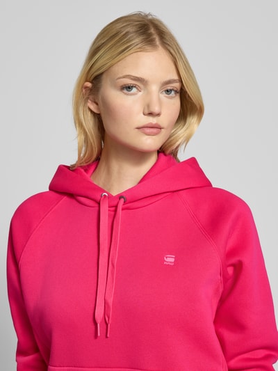 G-Star Raw Bluza z kapturem z wyhaftowanym logo Mocnoróżowy 3