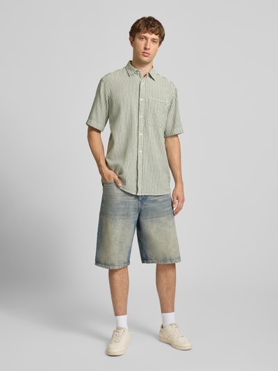 G-Star RAW Regular Fit Freizeithemd in kurzärmeligem Design Gruen 1
