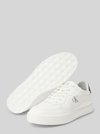 Calvin Klein Jeans Sneaker mit Logo-Print Weiss 4