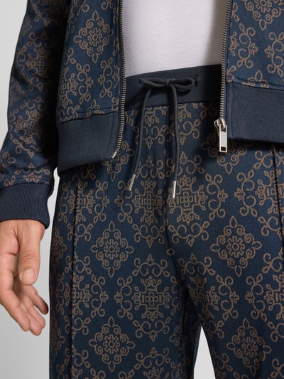 MCNEAL Sweatpants mit elastischem Bund und Tunnelzug Dunkelblau 3