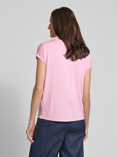 Vero Moda Loose Fit T-Shirt aus Lyocell-Mix Modell 'AVA' Hellrosa 5