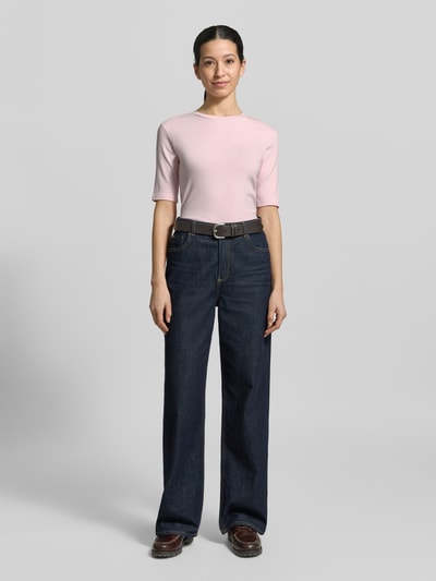 Christian Berg Woman Slim Fit T-Shirt im Halbarm-Design Hellrosa 1