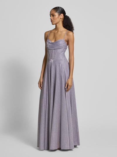 Hey Kyla Abendkleid mit Spaghettiträger Violett 1