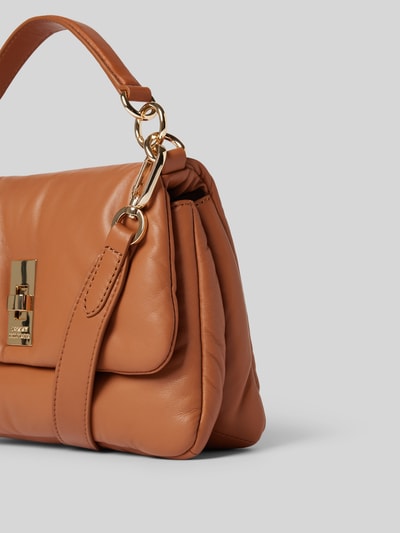 Tommy Hilfiger Crossbodytas van schapennappa met labeldetail Camel - 3