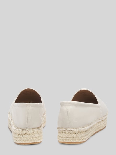 BOSS Espadrilles mit Logo Appliaktion Beige 3