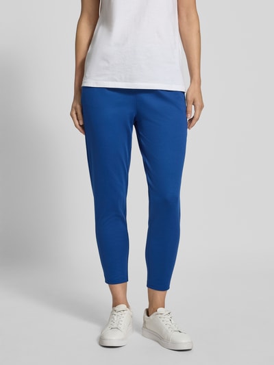 ICHI Joggingbroek met verkorte pasvorm en elastische band Blauw - 4