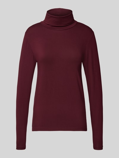 FREE/QUENT Longsleeve mit Rollkragen Modell 'Liana' Bordeaux 2