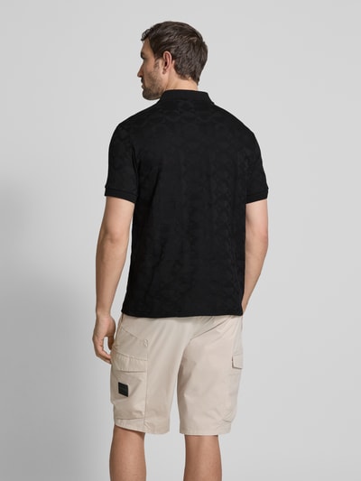 BOSS Green Regular Fit Poloshirt mit Label-Detail Modell 'Pirax' Black 5