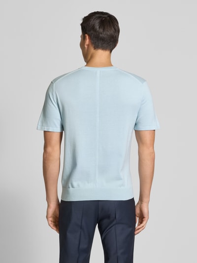 CK Calvin Klein T-Shirt mit Logo-Stitching Modell 'SUPIMA' Sky 5