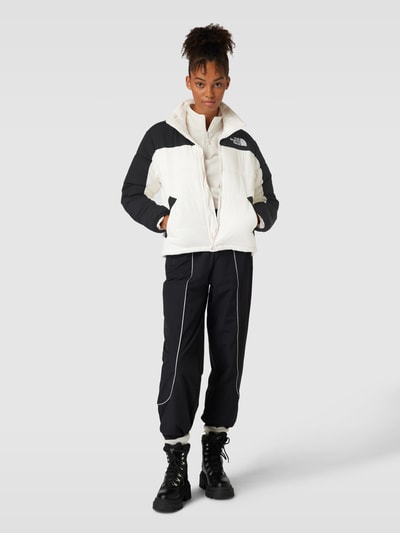 The North Face Steppjacke mit Label-Print Offwhite 1