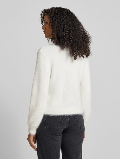 monari Kurtka o kroju regular fit z imitacji dzianiny Złamany biały 5