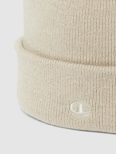 CHAMPION Beanie mit Label-Stitching Schlamm 2