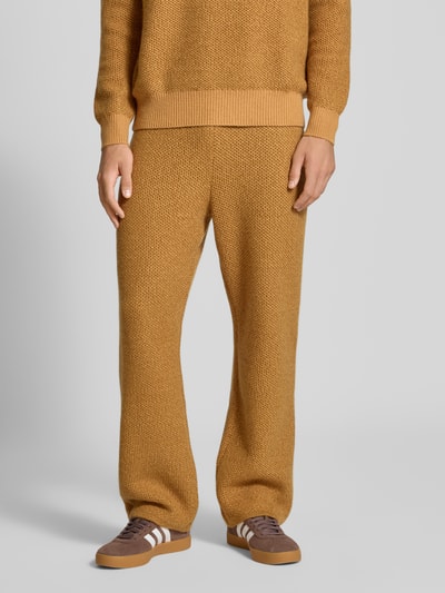 BLKVIS Sweatbroek met elastische band Mosterdgeel - 4