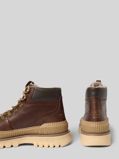Gant Schnürstiefel mit Label-Detail Modell 'Nebrada' Cognac 2
