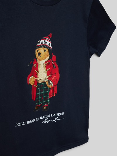 Polo Ralph Lauren Teens T-shirt z nadrukowanym motywem Czarny 2