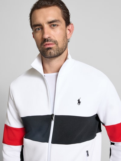 Polo Ralph Lauren Bluza rozpinana ze stójką i kieszeniami zapinanymi na zamek błyskawiczny Złamany biały 3