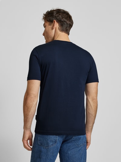 HECHTER PARIS T-Shirt mit Label-Print Marine 5