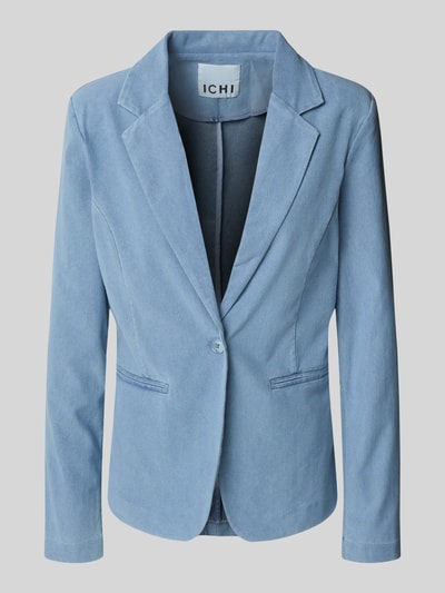 ICHI Blazer mit Reverskragen und Paspeltaschen Modell 'KATE' Jeansblau 2