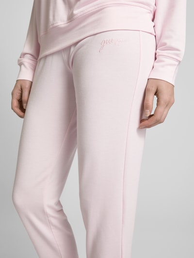 Guess Sweatpants mit Label-Stitching Modell 'LUCIA' Rosa 3