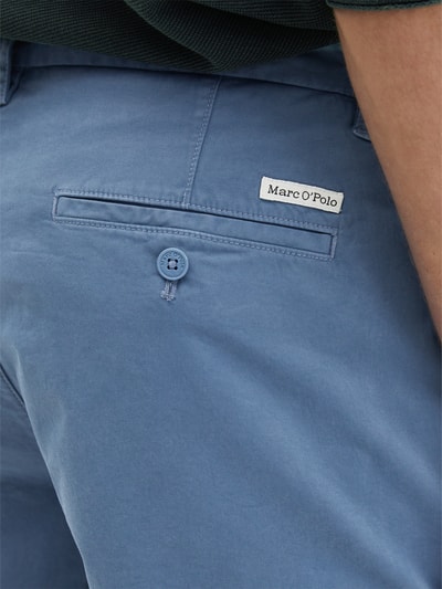 Marc O'Polo Regular Fit Chinoshorts aus Baumwoll-Mix Blau 3