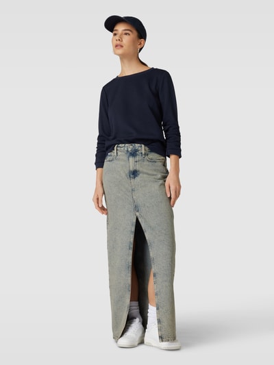 Tom Tailor Denim Sweatshirt mit 3/4-Arm Dunkelblau 1