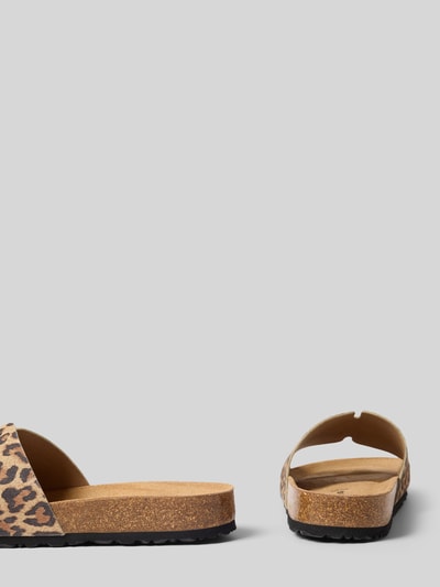 Tamaris Pantoletten in Wildleder Optik Beige 2