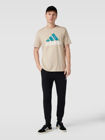 adidas Sportswear T-Shirt mit Logo-Print Hellblau 1