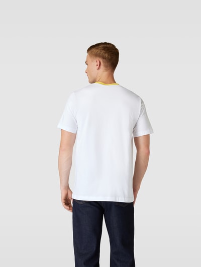 Marni T-Shirt mit Label-Print Weiss 5