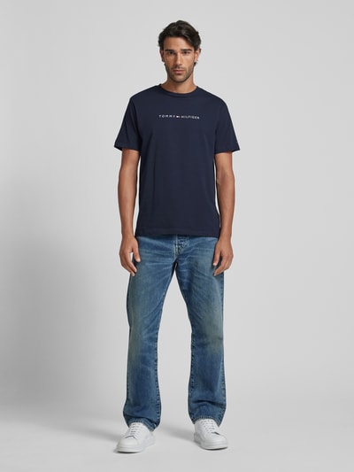 Tommy Hilfiger T-Shirt mit Rundhalsausschnitt Dunkelblau 1